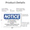 Signmission This Property Closes At Dusk All Trespassers OSHA Notice Sign, Plastic, 10in W x 7in L, 2PK OS-2PACK-NS-P-710-L-18646 - alternate 2
